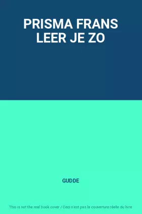 Couverture du produit · PRISMA FRANS LEER JE ZO