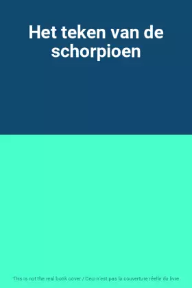 Couverture du produit · Het teken van de schorpioen