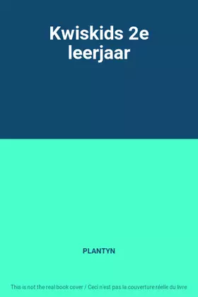 Couverture du produit · Kwiskids 2e leerjaar