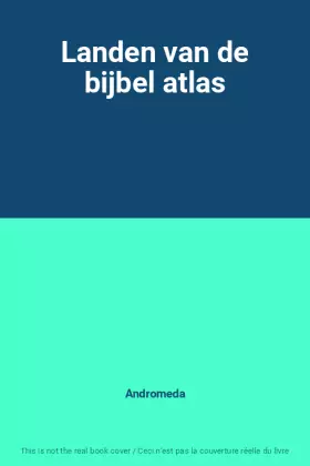 Couverture du produit · Landen van de bijbel atlas