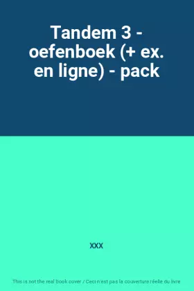 Couverture du produit · Tandem 3 - oefenboek (+ ex. en ligne) - pack
