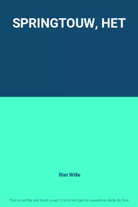 Couverture du produit · SPRINGTOUW, HET