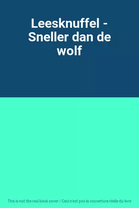 Couverture du produit · Leesknuffel - Sneller dan de wolf