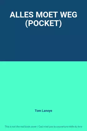 Couverture du produit · ALLES MOET WEG (POCKET)