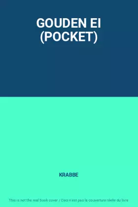 Couverture du produit · GOUDEN EI (POCKET)