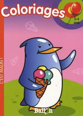 Couverture du produit · Coloriages (pingouin) 3-4 ans