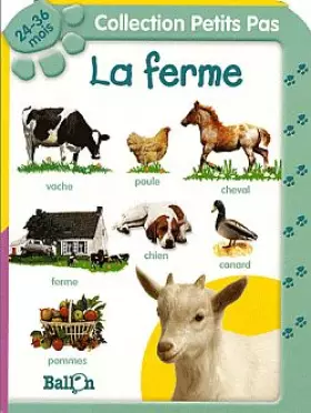 Couverture du produit · Petits pas : la ferme 24-36 mois