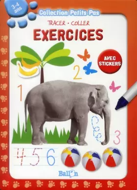 Couverture du produit · Exercices petits pas 3-4 ans les chiffres