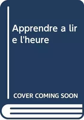 Couverture du produit · APPR.À LIRE L'HEURE