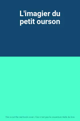 Couverture du produit · L'imagier du petit ourson