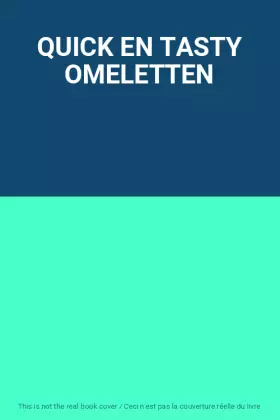 Couverture du produit · QUICK EN TASTY OMELETTEN