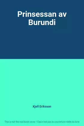 Couverture du produit · Prinsessan av Burundi