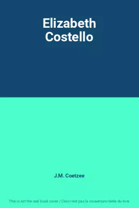 Couverture du produit · Elizabeth Costello
