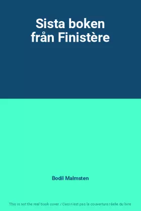 Couverture du produit · Sista boken från Finistère