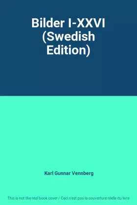 Couverture du produit · Bilder I-XXVI (Swedish Edition)
