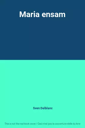Couverture du produit · Maria ensam
