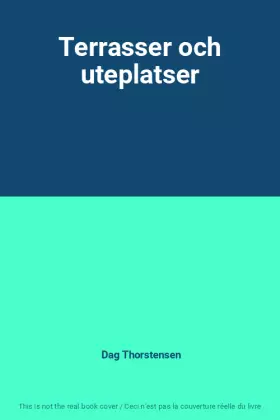 Couverture du produit · Terrasser och uteplatser
