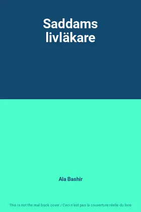 Couverture du produit · Saddams livläkare