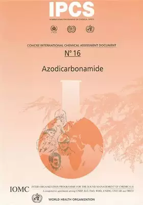 Couverture du produit · Azodicarbonamide (Concise International Chemical Assessment Documents)
