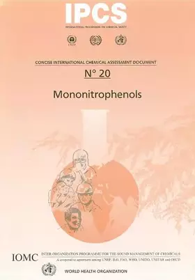 Couverture du produit · Mononitrophenols (Concise International Chemical Assessment Documents)