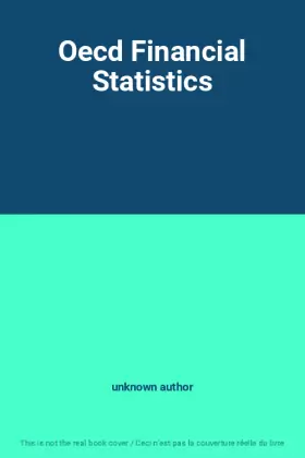 Couverture du produit · Oecd Financial Statistics