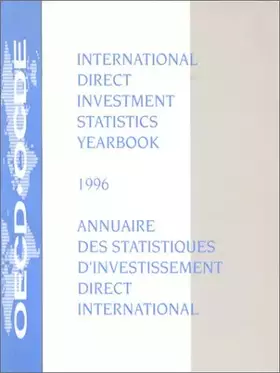 Couverture du produit · International Direct Investment Statistics Yearbook
