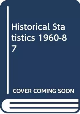 Couverture du produit · Historical Statistics 1960-1987 (Oecd Economic Outlook)