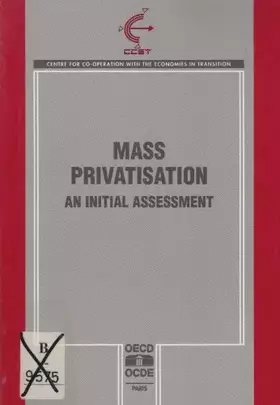 Couverture du produit · Mass Privatisation: An Initial Assessment