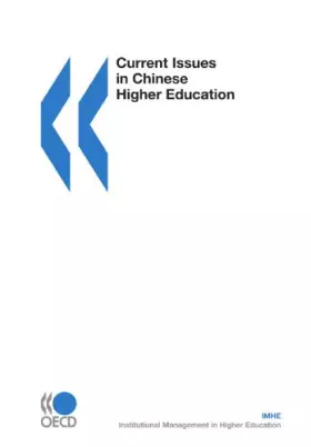 Couverture du produit · Current Issues in Chinese Higher Education