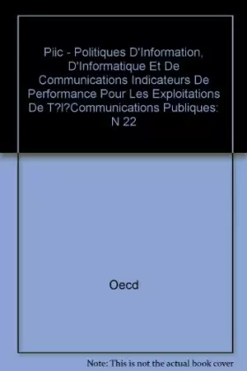 Couverture du produit · Indicateurs de performance pour les exploitations de télécommunications publiques