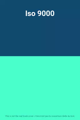 Couverture du produit · Iso 9000