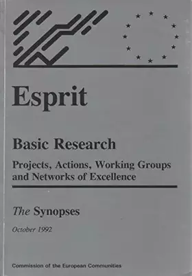 Couverture du produit · Synopses of Basic Research: Actions, Projects, Working Groups and Networks of Excellence