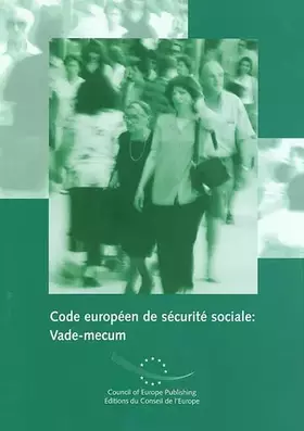 Couverture du produit · Code européen de sécurité sociale : vade-mecum