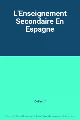 Couverture du produit · L'Enseignement Secondaire En Espagne