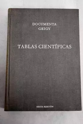 Couverture du produit · Tablas científicas