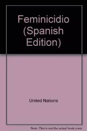 Couverture du produit · Feminicidio (Spanish Edition)