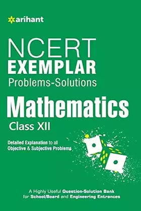 Couverture du produit · NCERT Examplar Mathematics 12th