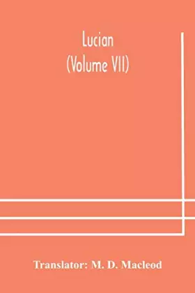 Couverture du produit · Lucian (Volume VII)