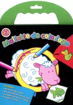 Couverture du produit · Mallette de coloriage: De 3 à 5 ans