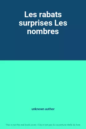 Couverture du produit · Les rabats surprises Les nombres