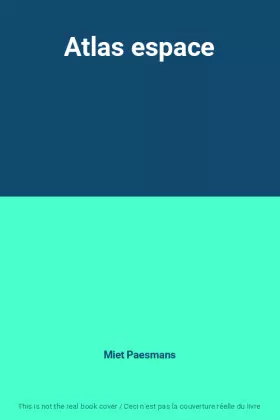 Couverture du produit · Atlas espace