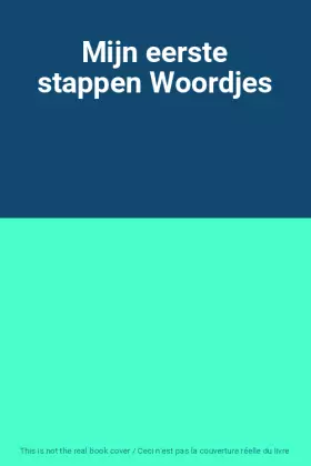 Couverture du produit · Mijn eerste stappen Woordjes
