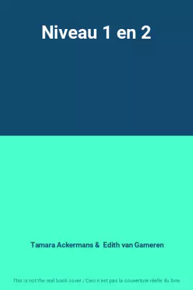 Couverture du produit · Niveau 1 en 2