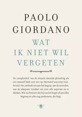 Couverture du produit · Wat ik niet wil vergeten