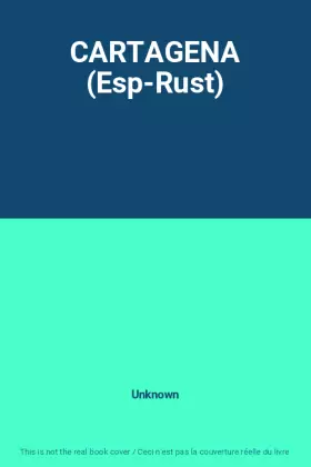 Couverture du produit · CARTAGENA (Esp-Rust)