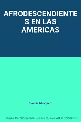 Couverture du produit · AFRODESCENDIENTES EN LAS AMERICAS