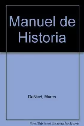 Couverture du produit · Manuel De Historia (N.V.)