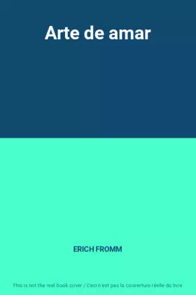 Couverture du produit · Arte de amar