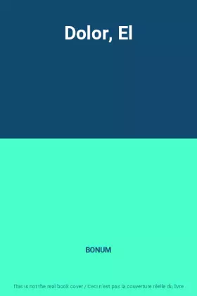 Couverture du produit · Dolor, El