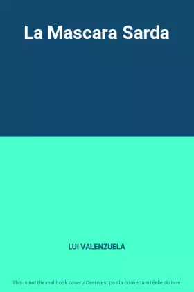 Couverture du produit · La Mascara Sarda